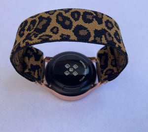 Elastic bands for Samsung Galaxy Active 1 & 2 Watch Band handmade watch bands for Samsung Leopard print