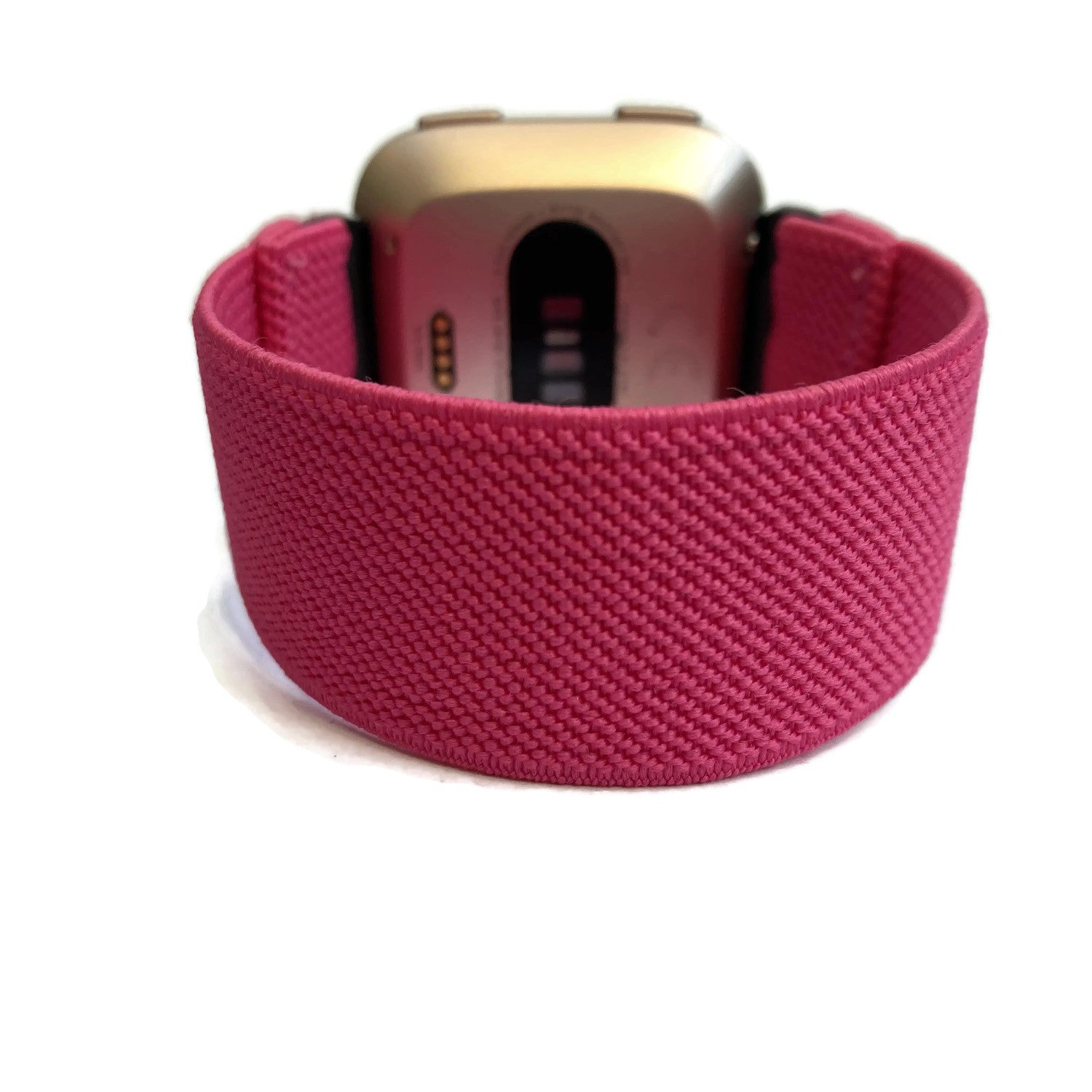 Elastic watch band for Fitbit Versa 1 / 2 and Fitbit Lite watch band for Fitbit watch rose red