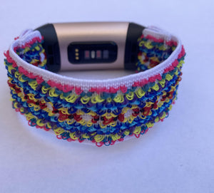 Elastic for Fitbit charge 3 / 4 bands Handmade Customized Charge 3 bands new patterns