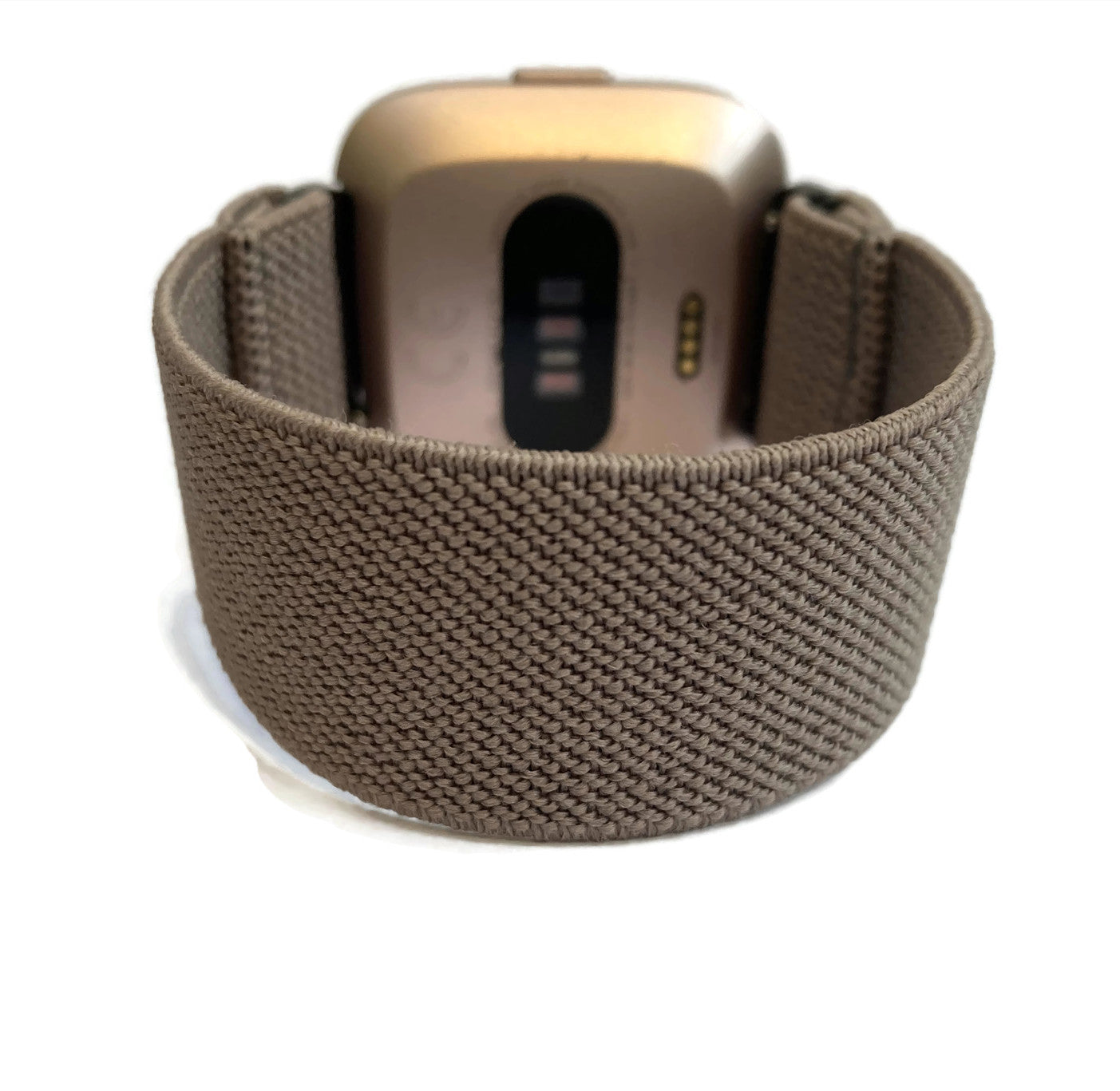 Elastic Fitbit Versa 1 ,2 and Lite watch  band  -  New style handmade elastic band for iWatch Black