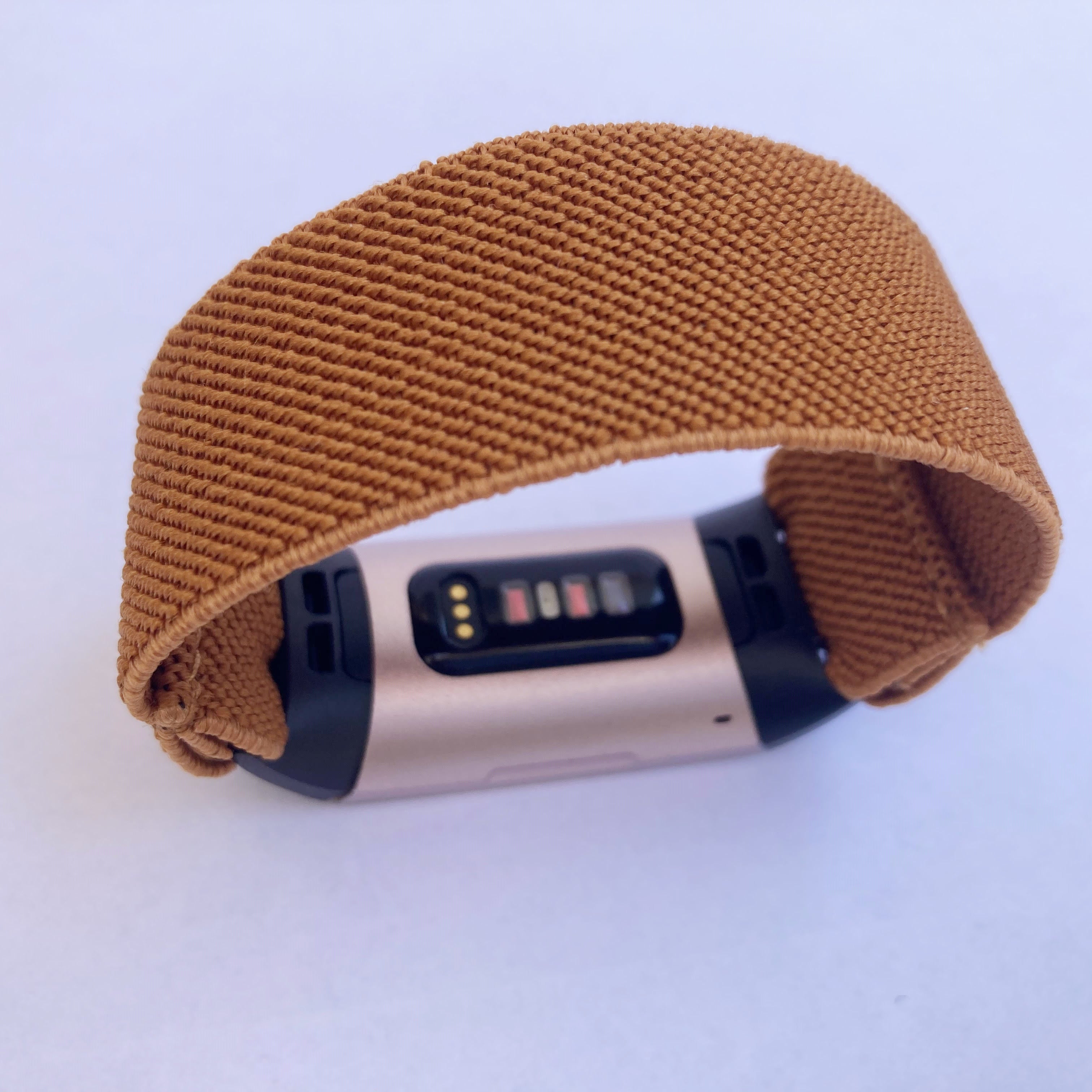 Elastic band for Fitbit charge 3 / 4 bands Handmade Customized Charge 3 watch bands brown new patterns