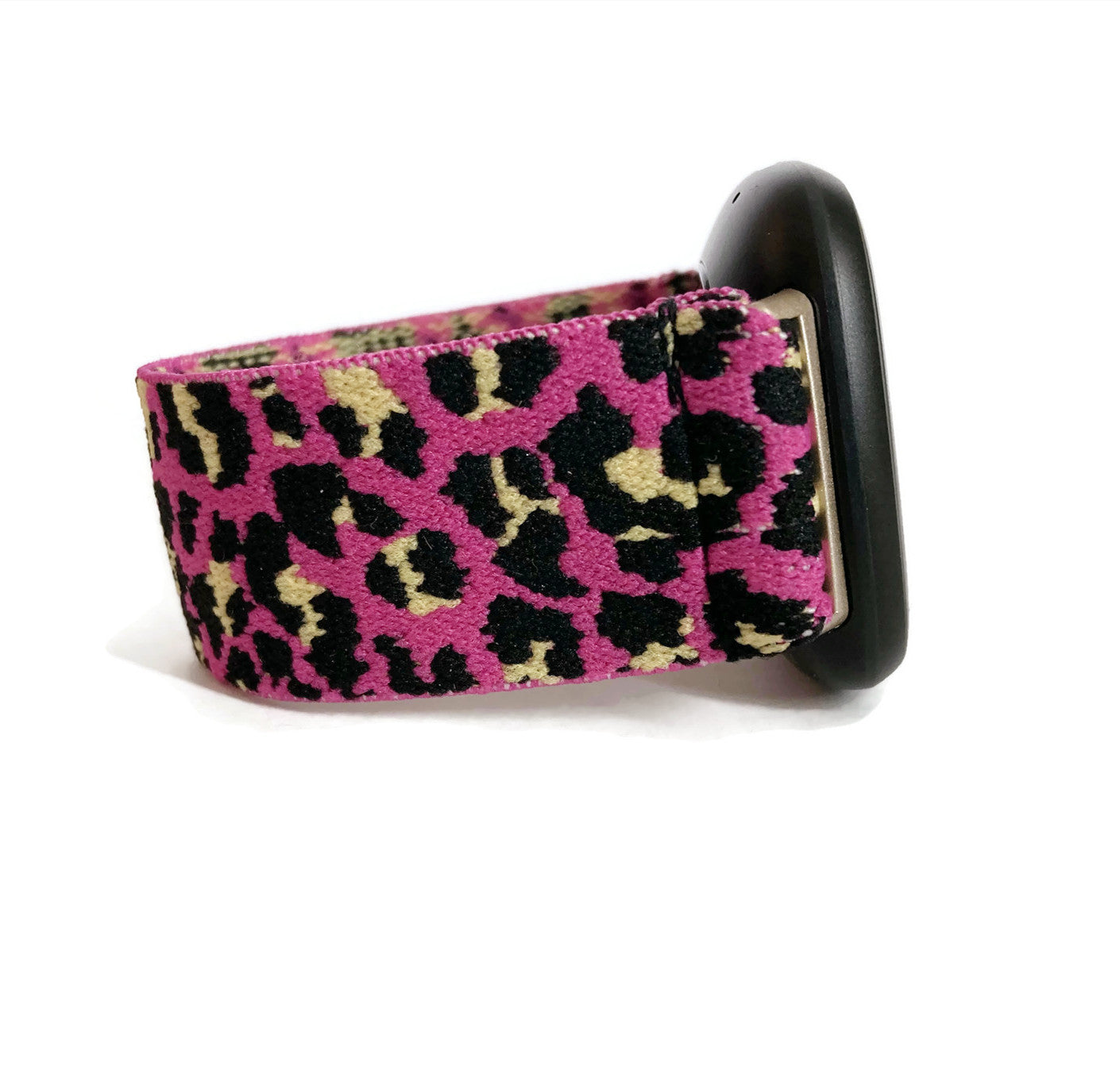 Elastic band for Fitbit Versa 3 / Fitbit Sense watch band Elastic band Fitbit Versa 3 Fitbit sense watch band pink Leopard print