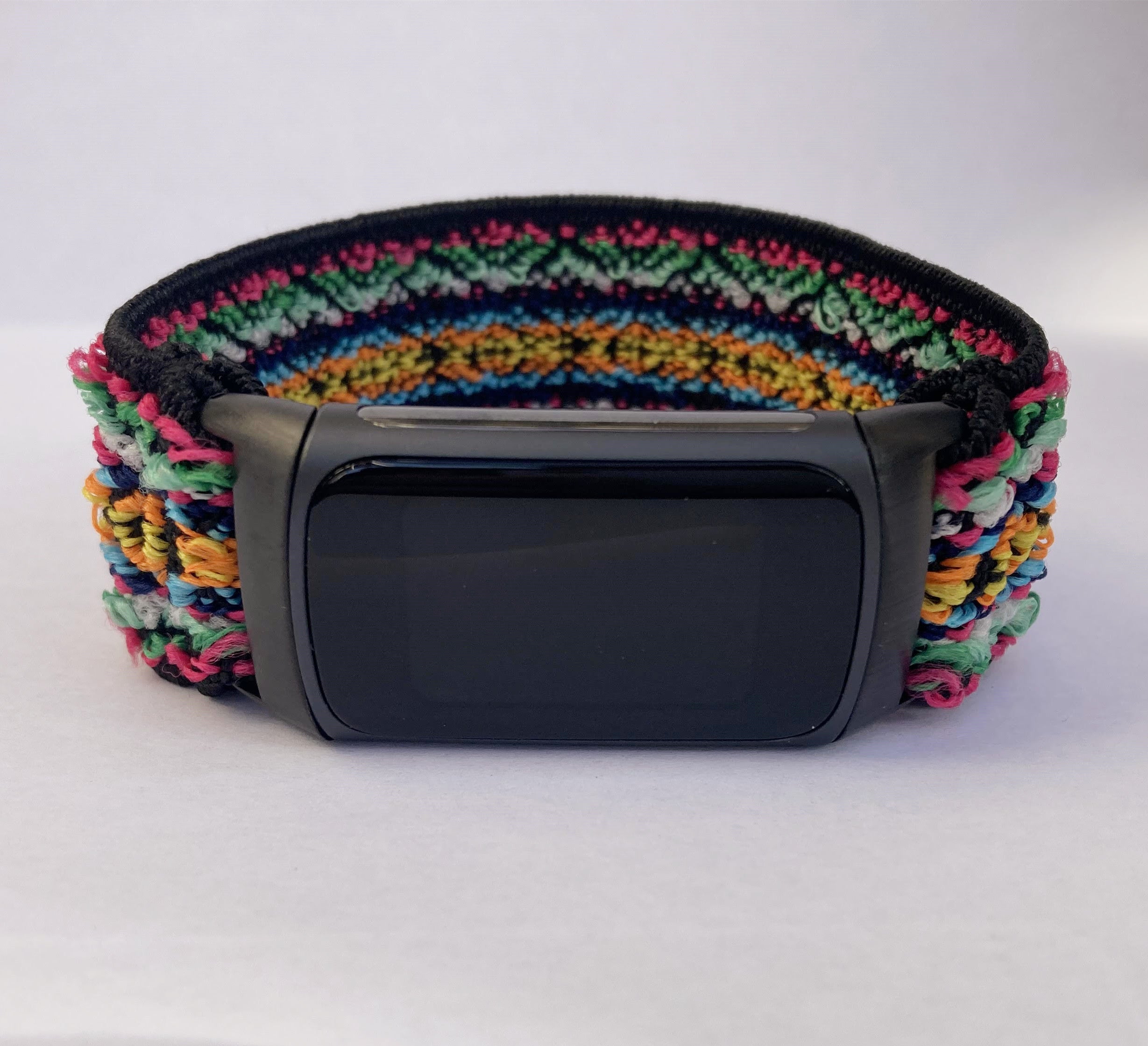 Elastic watch band for Fitbit Charge 5 handmade Boho hippie Elastic watch band New band