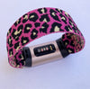 Elastic band for Fitbit charge 3 / 4 bands Handmade Customized Charge 3 watch bands pink leopard print