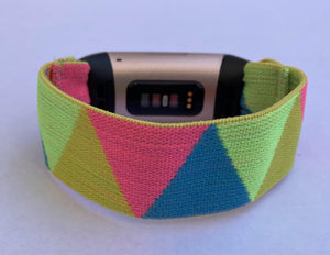 Elastic band for Fitbit charge 3 / 4 bands Handmade Customized Charge 3 watch bands new pattern