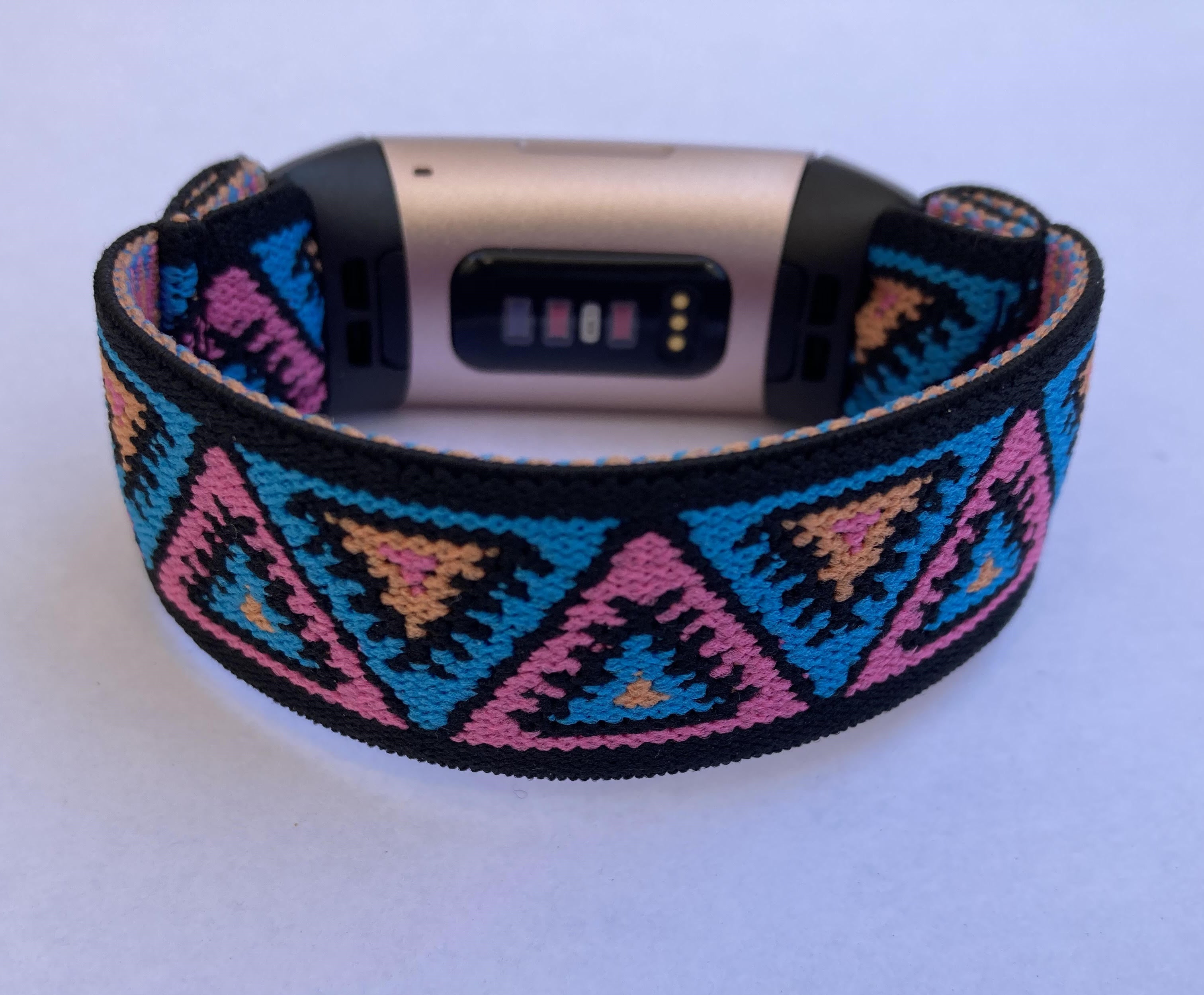 Elastic band for Fitbit charge 3 / 4 bands Handmade Customized Charge 3 watch bands new pattern