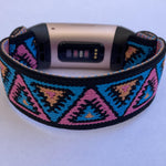 Elastic band for Fitbit charge 3 / 4 bands Handmade Customized Fitbit Charge 3 watch bands new pattern