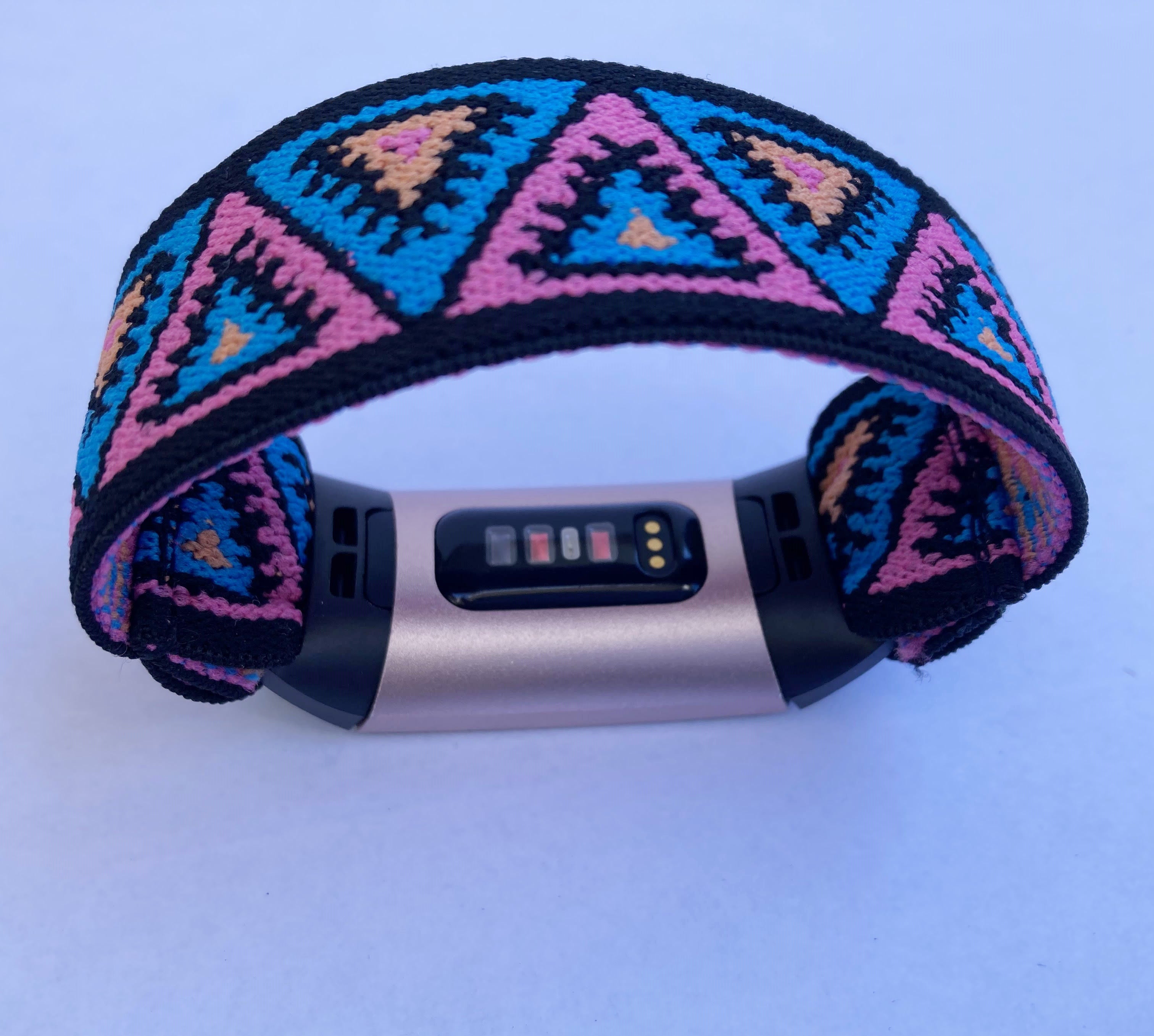 Elastic band for Fitbit charge 3 / 4 bands Handmade Customized Charge 3 watch bands new pattern