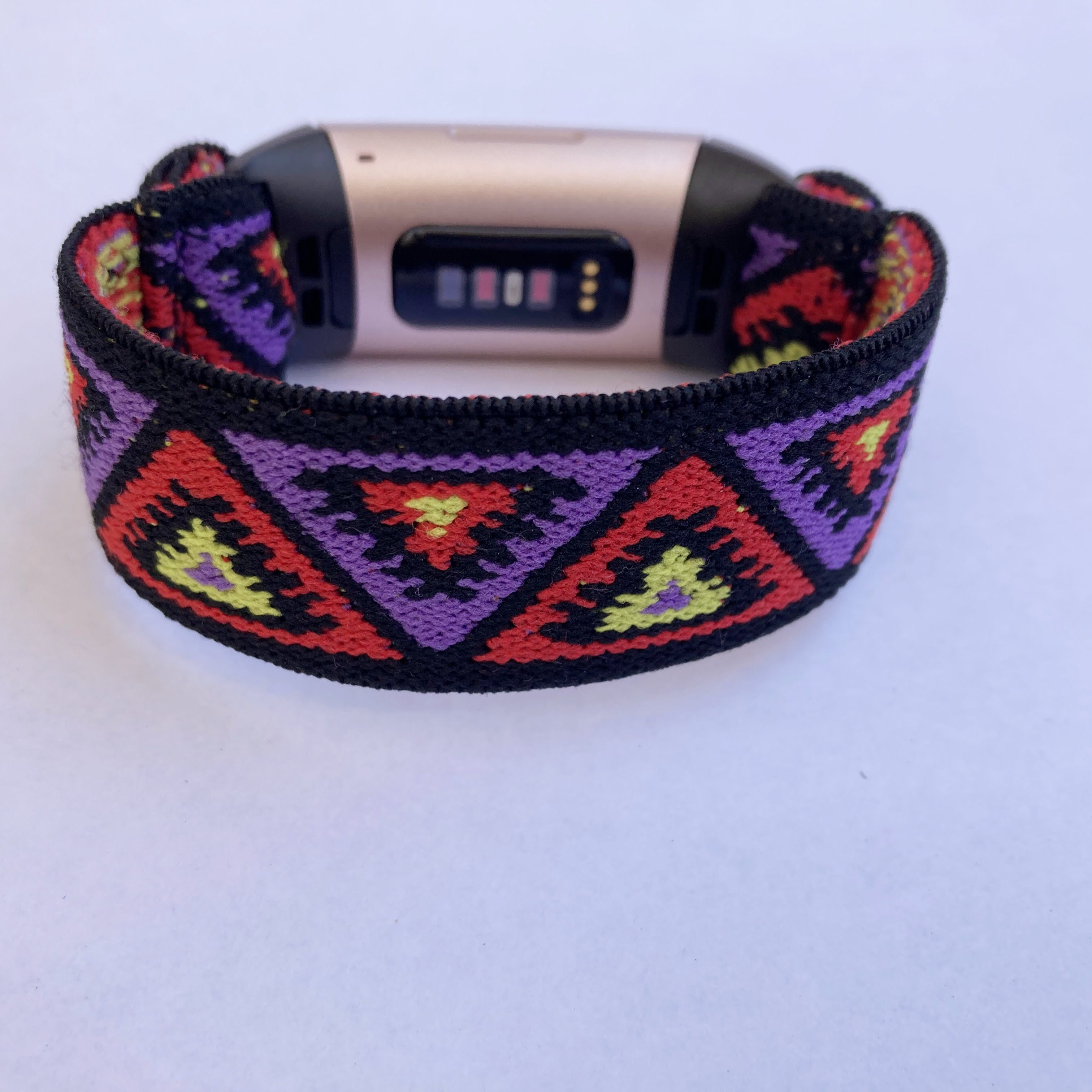 Elastic band for Fitbit charge 3 / 4 bands Handmade Customized Fitbit Charge 3 watch bands new pattern