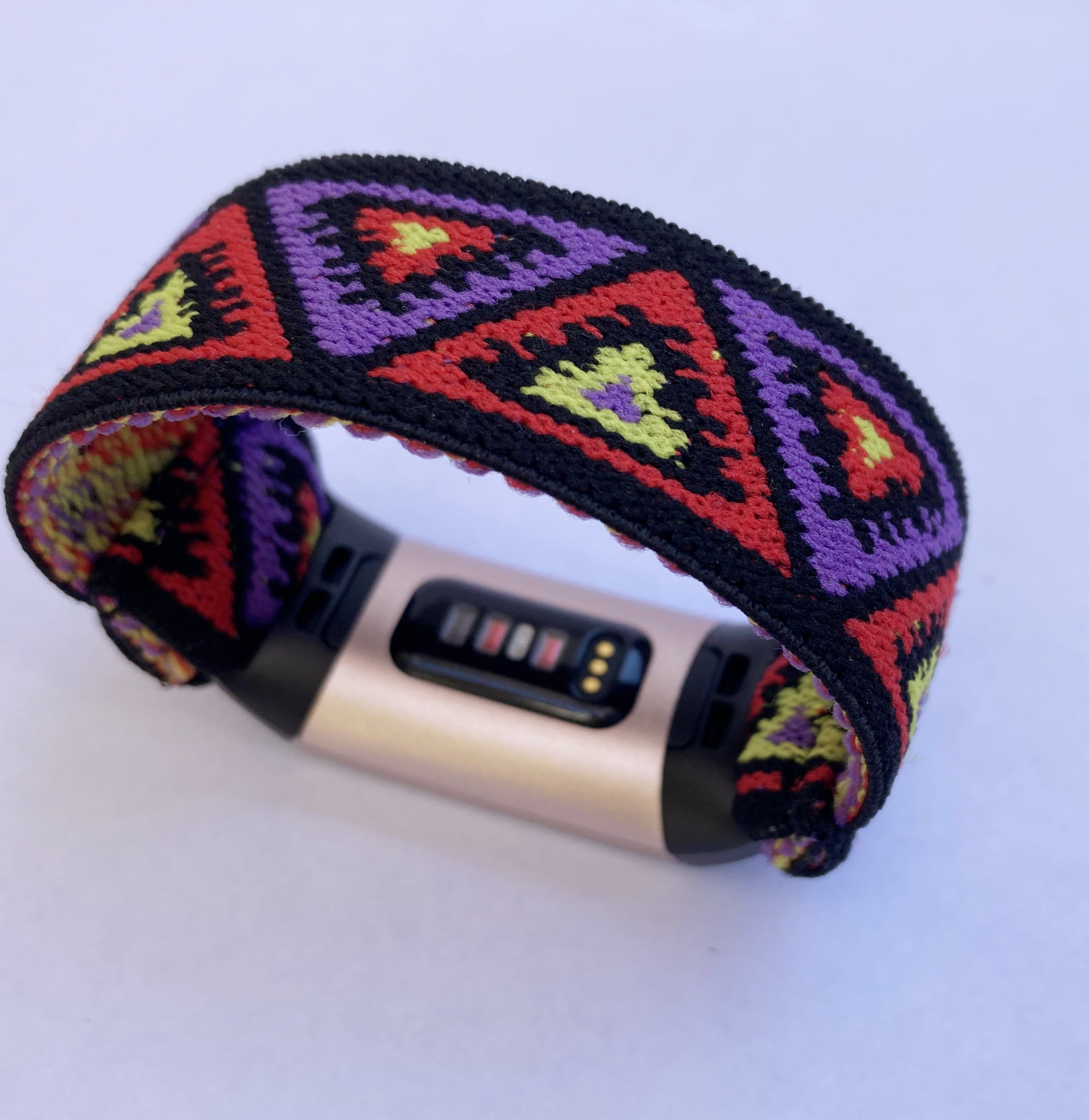 Elastic band for Fitbit charge 3 / 4 bands Handmade Customized Fitbit Charge 3 watch bands new pattern