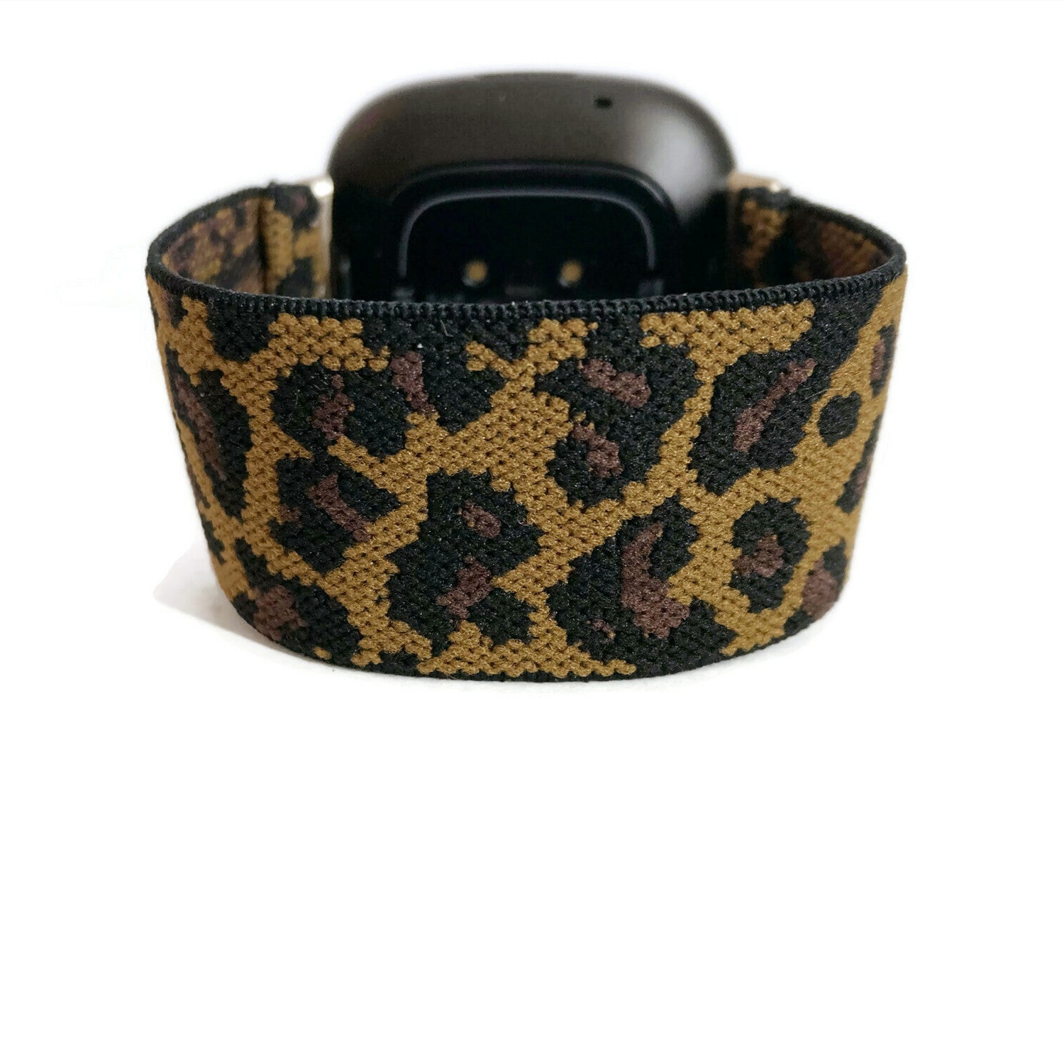 Elastic band for Fitbit Versa 3 / Fitbit Sense watch band Elastic band Fitbit Versa 3 Fitbit sense leopard print