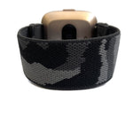 Elastic watch band for Fitbit Versa 1 ,2 and Fitbit Lite watch  band New style handmade for Fitbit watch bands gray camo