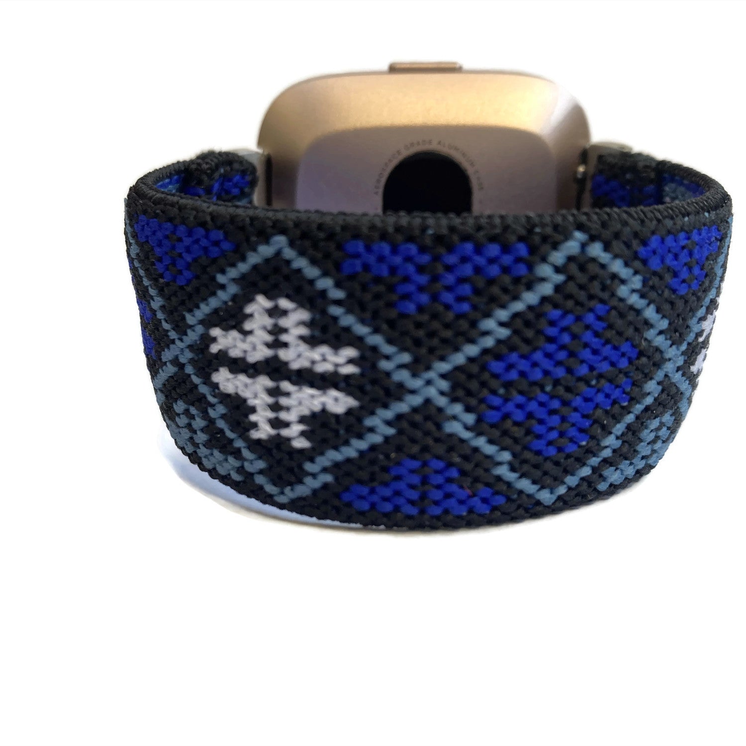 Elastic watch band for Fitbit Versa 1 ,2 and Fitbit Lite watch  band New style handmade for Fitbit watch bands blue