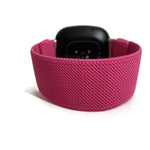 Elastic band for Fitbit Versa 3 / Fitbit Sense watch band Elastic band Fitbit Versa 3 Fitbit sense rose red