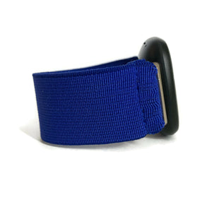 Elastic band for Fitbit Versa 3 / Fitbit Sense watch band Elastic band Fitbit Versa 3 Fitbit sense solid blue