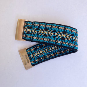 Elastic watch band for Fitbit charge 3 / 4 bands Handmade Customized Boho hippie Fitbit 20mm bands