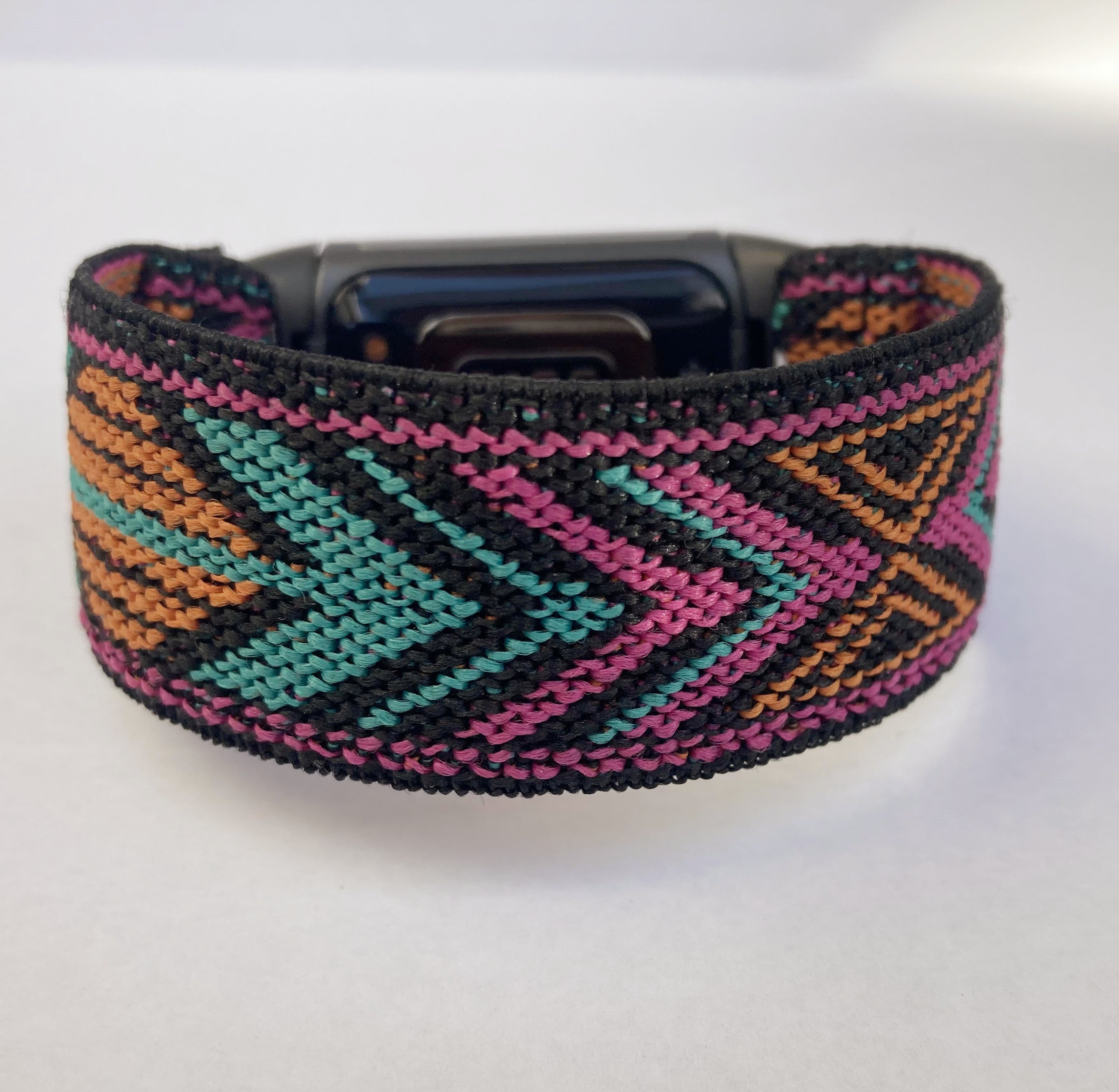 Elastic watch band for Fitbit Charge 5 handmade Boho hippie Elastic watch band New band