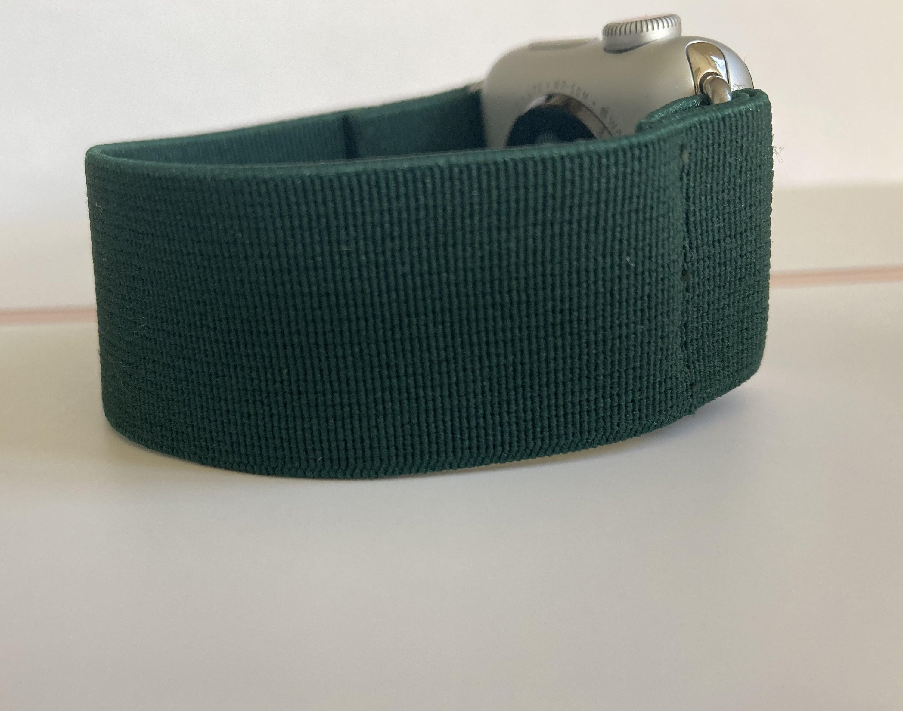 Elastic Apple Watch band for all series 1 2 3 4 5 6  watch bands  for  38mm 40mm 42mm 44mm dark green