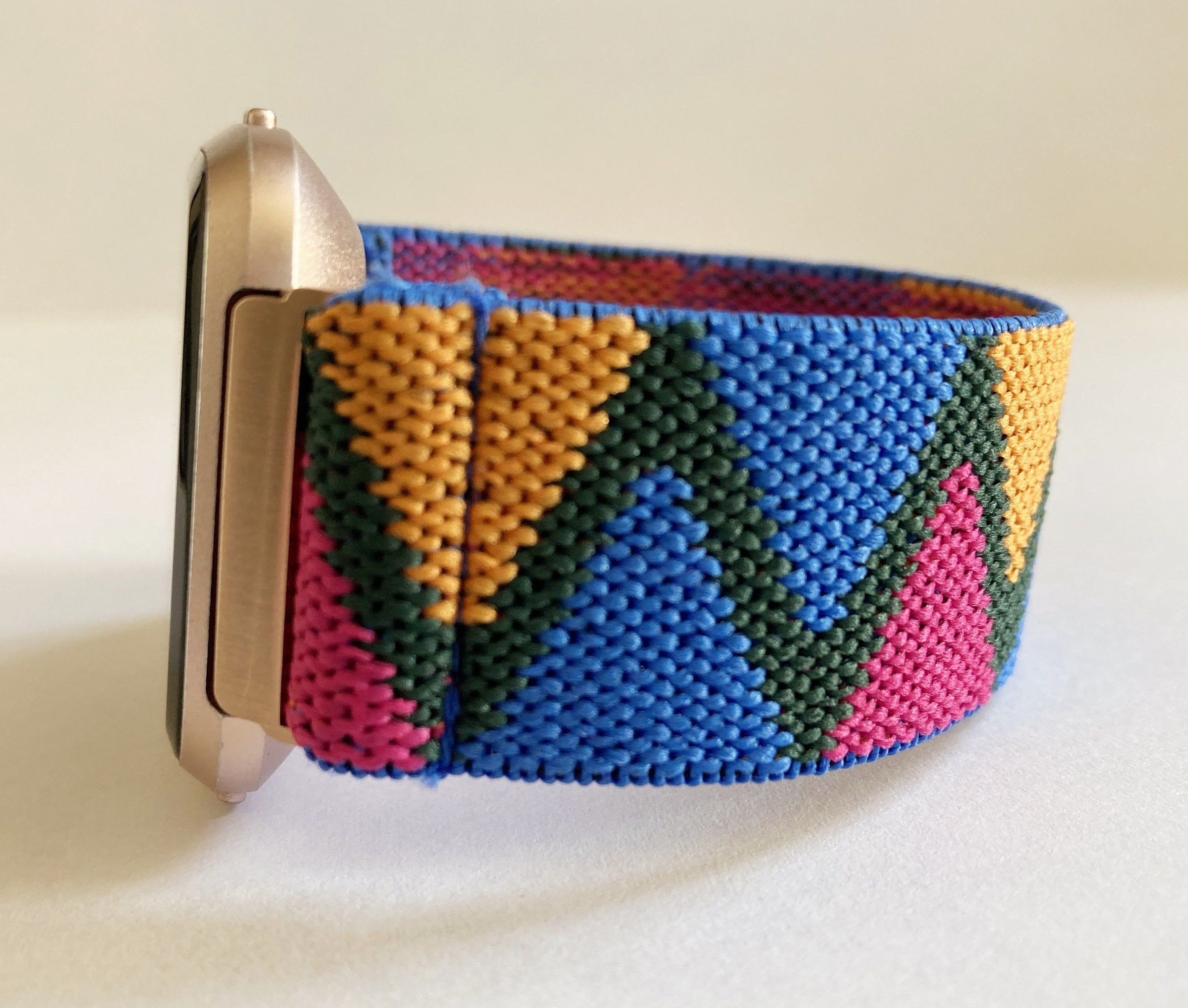 Elastic Fitbit Versa watch band Fitbit Versa 1, 2, Lite  Boho hippie New style Handmade Customized