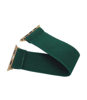 Elastic Apple Watch band for all series 1 2 3 4 5 6  watch bands  for  38mm 40mm 42mm 44mm dark green