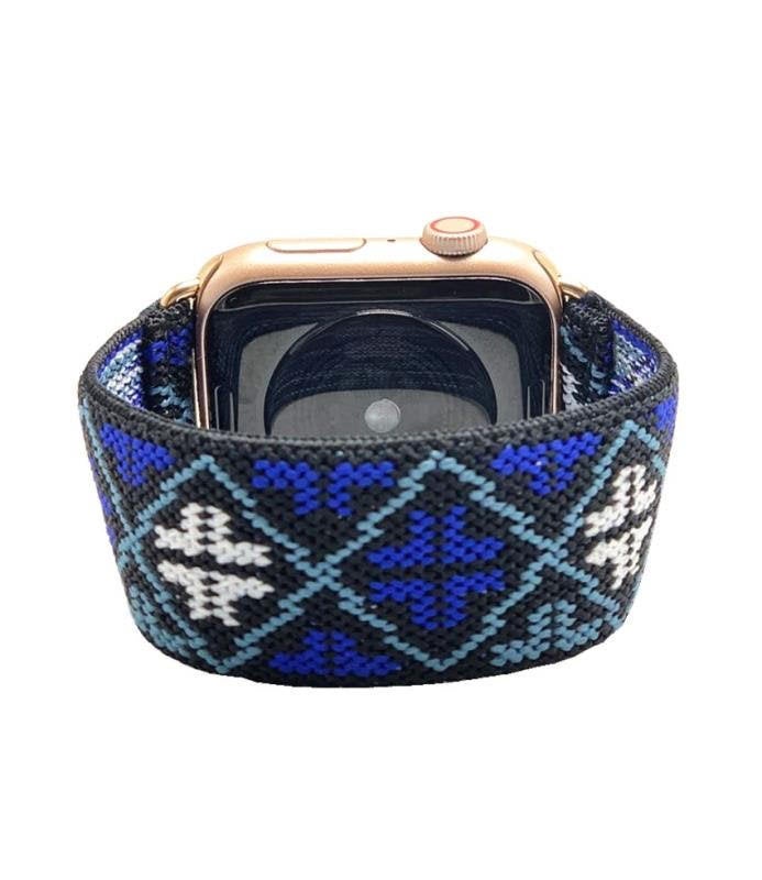 Elastic Apple Watch band for all series 1 2 3 4 5 6 Watch bands for Apple watch 38mm 40mm 42mm 44mm blue